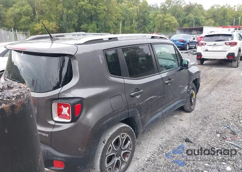 2016 Jeep Renegade Limited из США, поврежденный, VIN ZACCJBDT8GPC78143